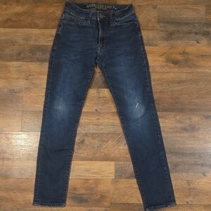 American Eagle Outfitters Men's Deep Indigo Skinny Jeans